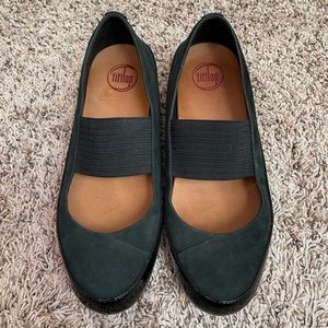 FitFlop Mary Jane Comfort Shoes Black Size 41 or 9